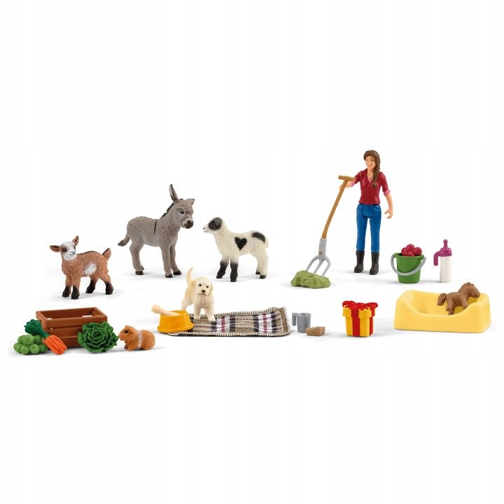 Adventný kalendár Schleich Farm World 2023 s 24 dielmi