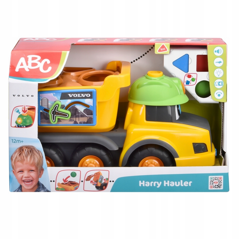 ABC Harryho sklápač s kockami, 30 cm