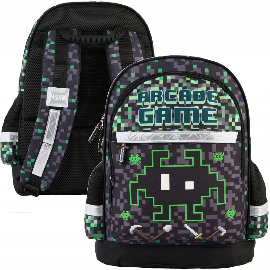 Školský batoh Paso Minecraft Game s atraktívnym dizajnom