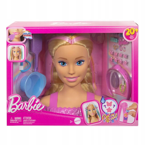 Barbie Deluxe Styling Head Blond vlasy