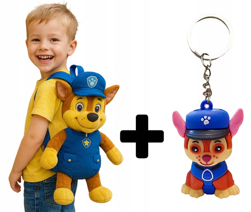 Detí batoh so školníkom a maskotkou Chase z Psího patrolem