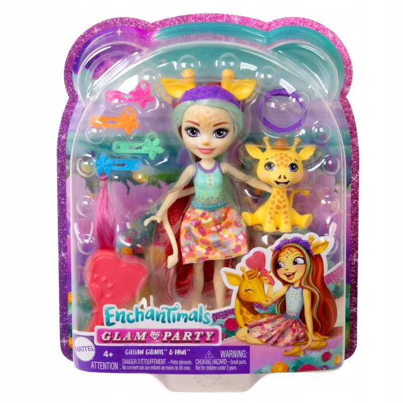 Bábika Mattel Enchantimals Giraffe Deluxe HNV29