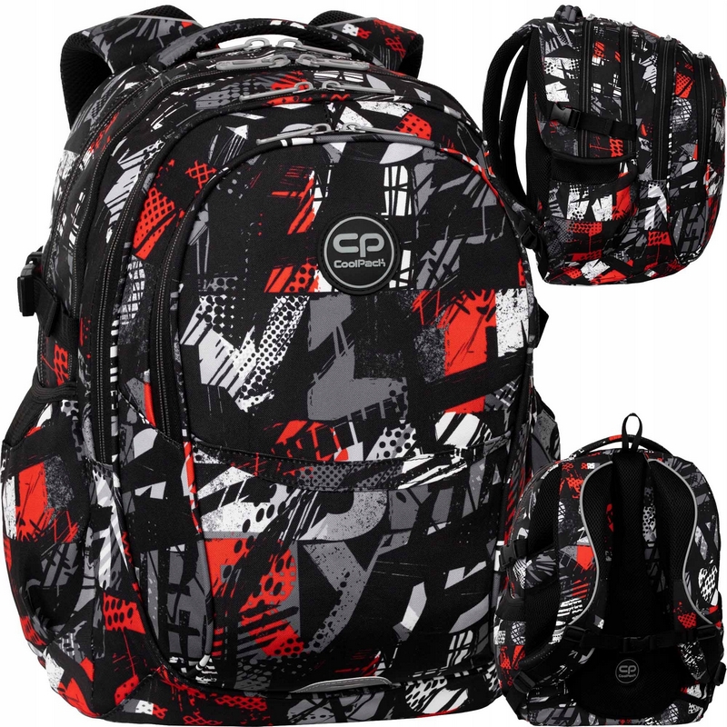 Stýlový školský batoh CoolPack Factor s vysokou kapacitou pre chlapcov