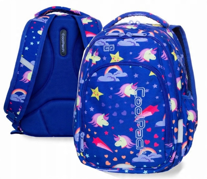 Multifunkčný školský batoh CoolPack s 3 priestormi a výstupom na slúchadlá