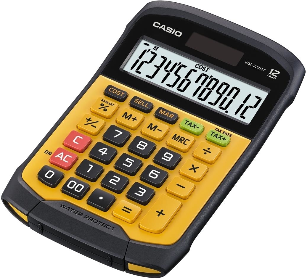 Kancelárska kalkulačka Casio, kalkulačka dažďa