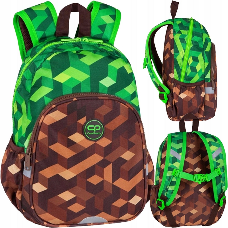 Detský batoh COOLPACK Toby pre predškolské aktivity a výlety, Minecraft Motív