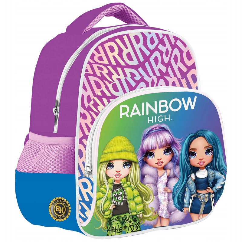 Školský batoh Rainbow High Silver Style pre predškolákov