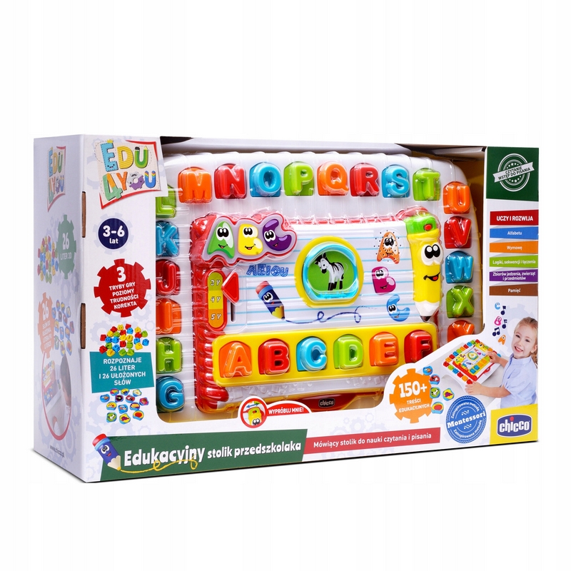 Chicco Edu Manipulative Board, prvý stolík pre predškolákov