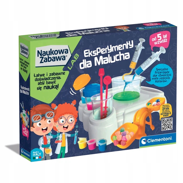Experimenty pre batoľatá Vedecké zábavné laboratórium pre deti Clementoni