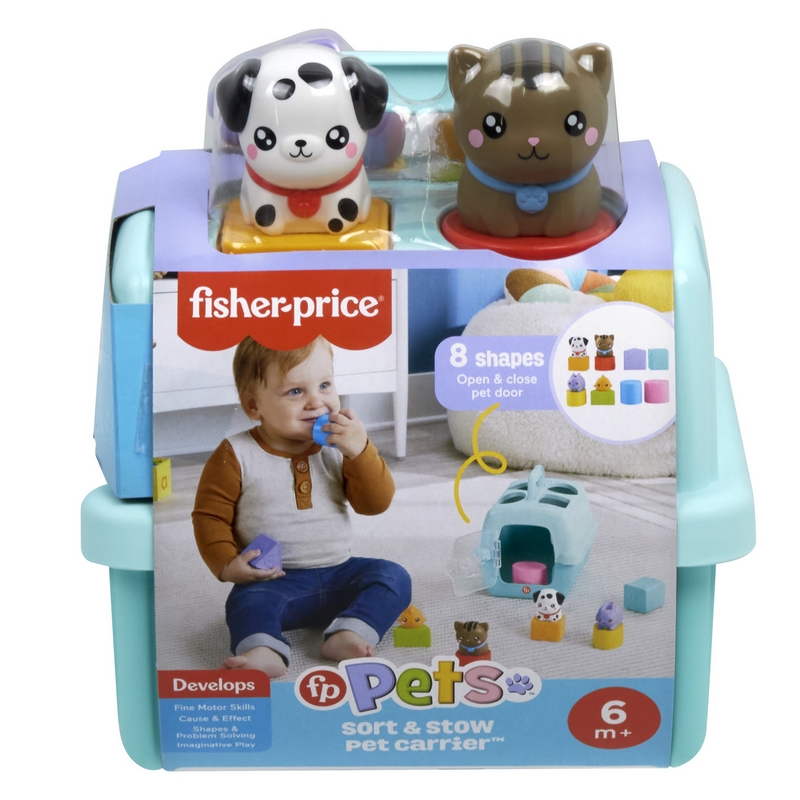 Fisher-Price Pets Sorter Transporter Detská hračka na prepravu zvieratiek 6m+ HTW93