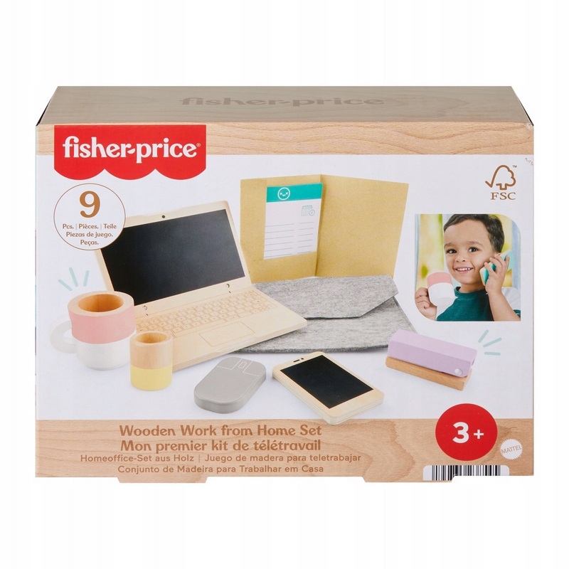 Drevená hračka Fisher-Price Toddler's Home Office
