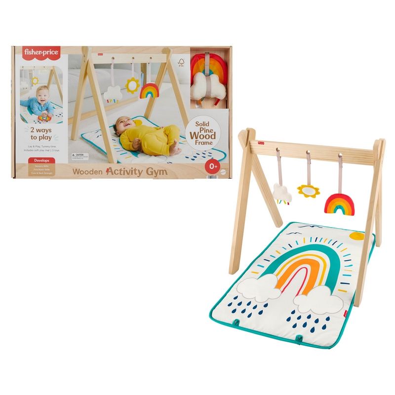 Drevená hracia podložka Fisher-Price