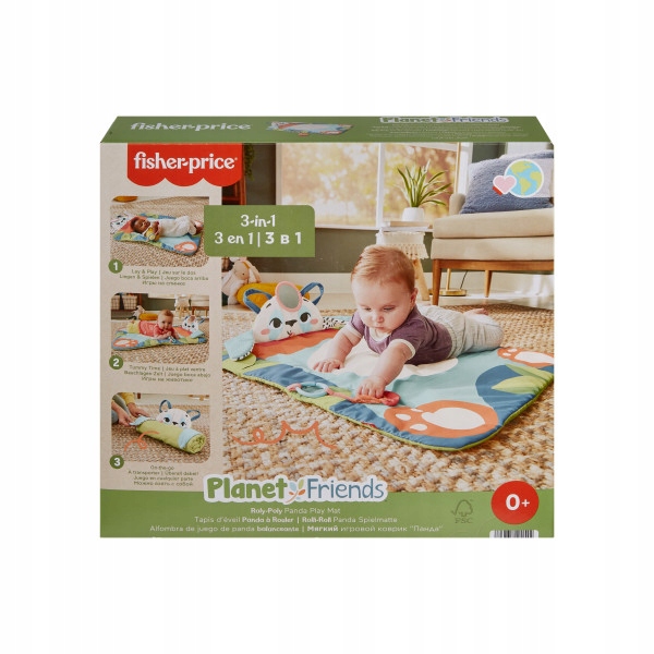 Fisher-Price Veselá panda 3 v 1 podložka