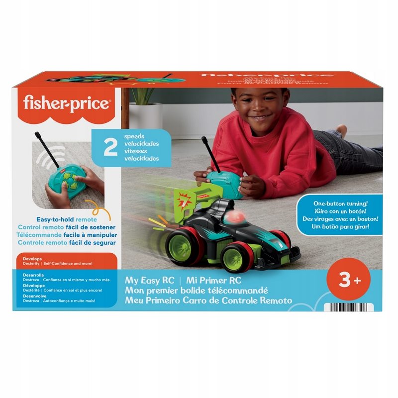 Fisher-Price Moje jednoduché RC auto na diaľkové ovládanie pre deti HYH28