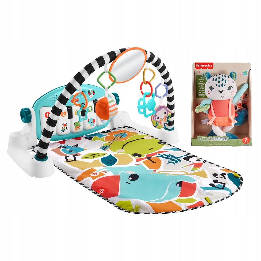 FISHER PRICE Hracia podložka na klavír s hudobnými zvieratkami