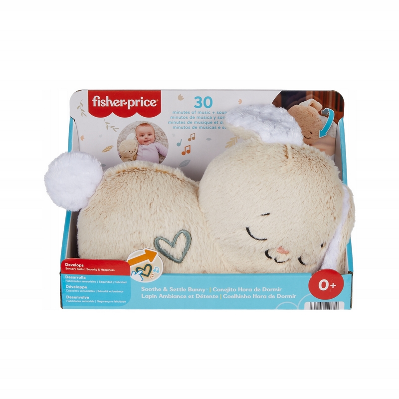 Fisher-Price Spiaci zajačik s pohybom pre bábätká 0+ HXG97