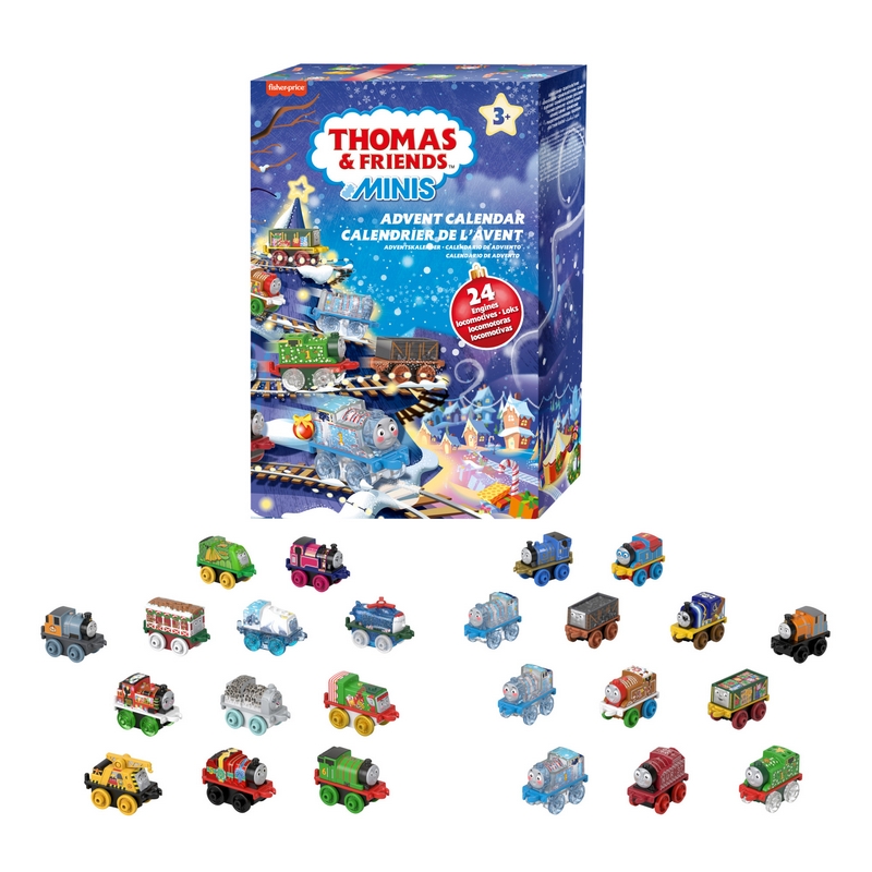 Fisher-Price Tomáš a priatelia MINIS adventný kalendár 2024 HWB49