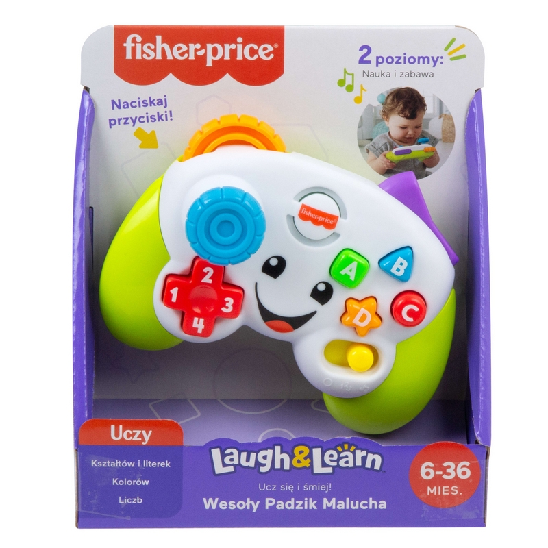 Fisher-Price Smiech a učenie! Zábavná detská podložka Vzdelávacia hračka POL