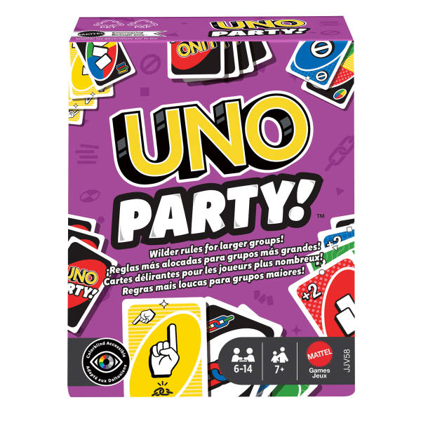 Spoločenská hra UNO Party REFRESH od Mattela