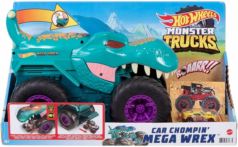 Mattel Hot Wheels Car Eater Mega Wrex