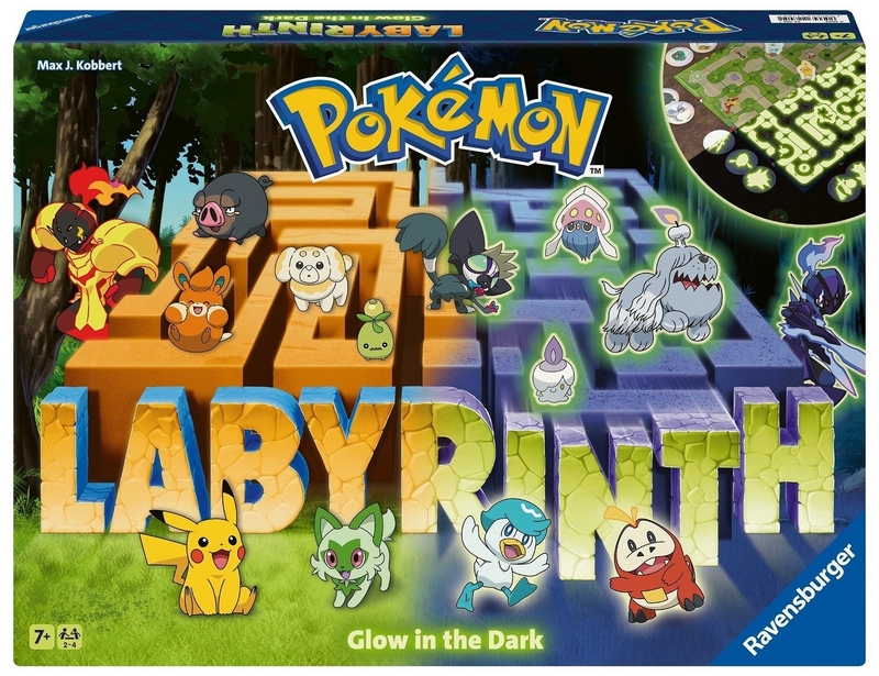 Ravensburger 228393 Labyrint Pokémon Nočná edícia
