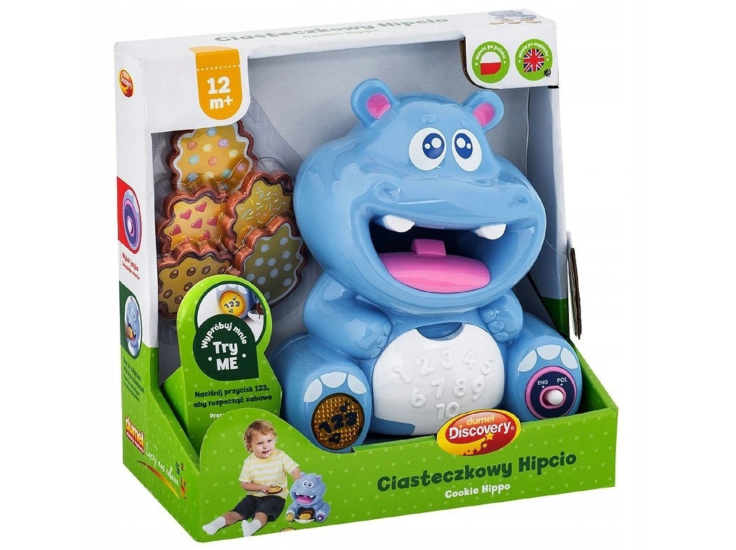 Interaktívna hračka Dumel Discovery Cookie Hippo