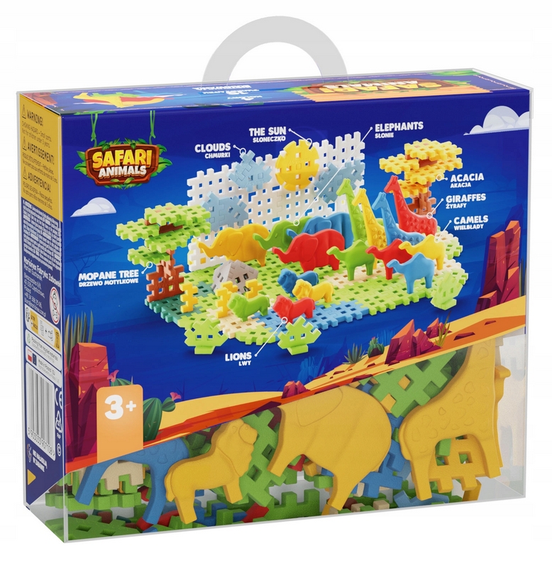 Kloci Mini vafle zvieratká Safari 100 kusov