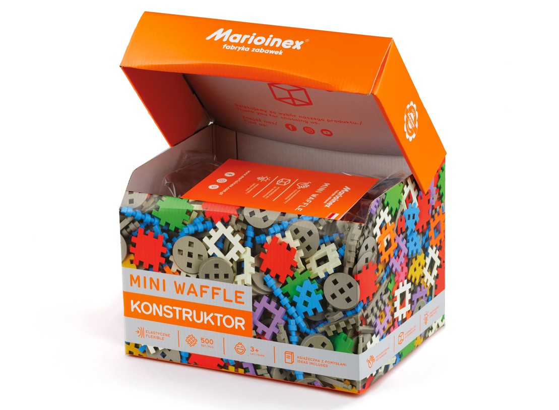 Marioinex Mini vaflové kocky 500 kusov