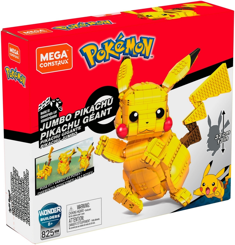 Mega Bloks FVK81 Pokémon Pikachu 825 dielikov.