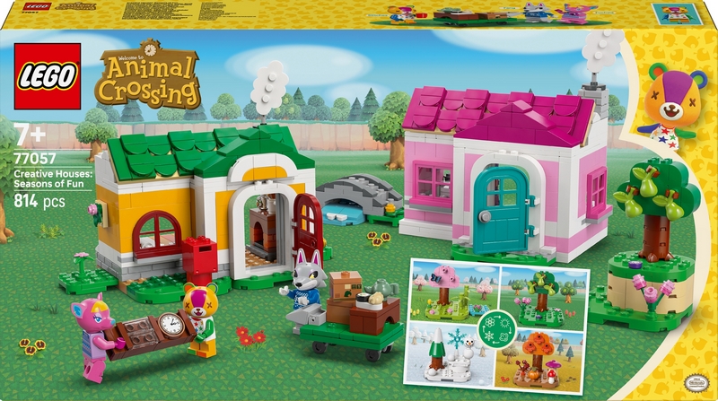 LEGO Animal Crossing 77057 Kreatívne domy: Čas na hranie