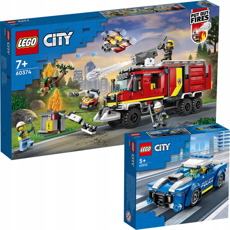 LEGO CITY 60374 Terénne hasičské auto