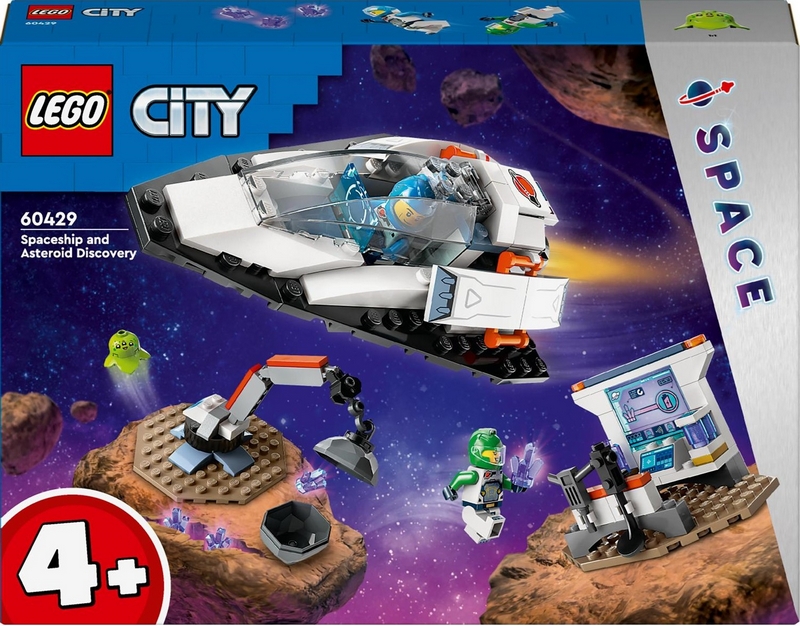 LEGO City 60429 Vesmírna loď a objav asteroidu