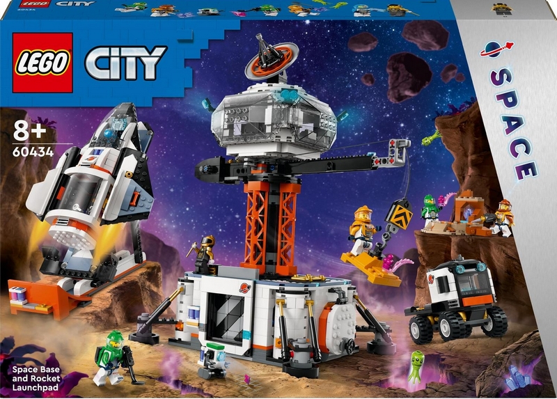 LEGO City 60434 Vesmírna základňa a raketomet