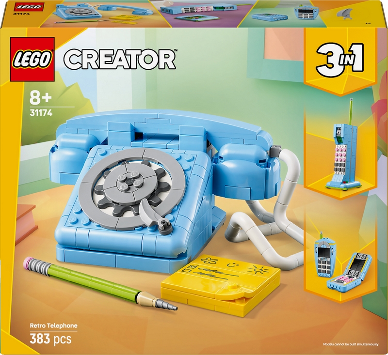 LEGO Creator 3 v 1 31174 Creator 3v1 31174 Retro telefón