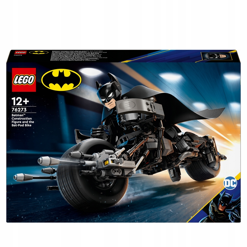 LEGO DC Batman 76273 Zostaviteľná figúrka Batmana a Batcycle