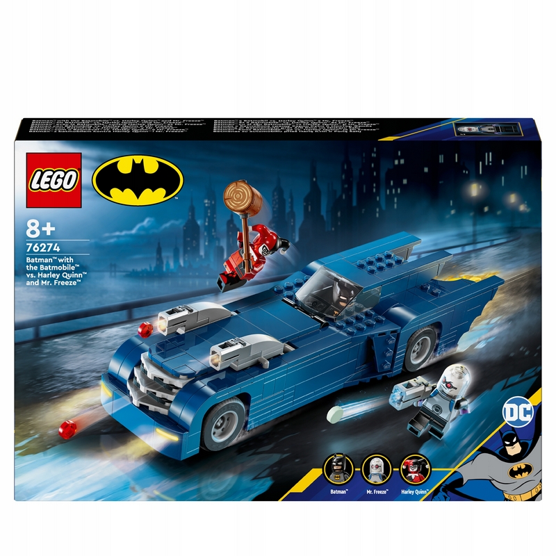 LEGO Super Heroes 76274 DC Batman 76274 Batman a Batmobil vs. Harley Quinn a Mr. Freeze