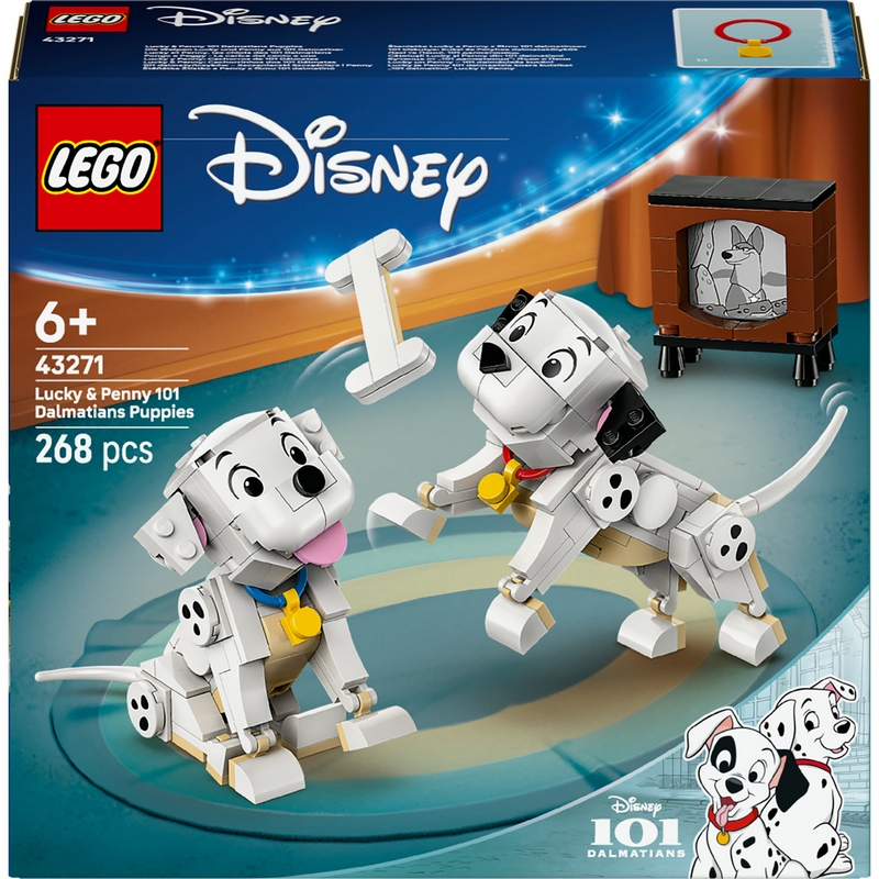 LEGO Disney 43271 Šteniatka Lucky a Pea zo 101 dalmatíncov Disney 43271