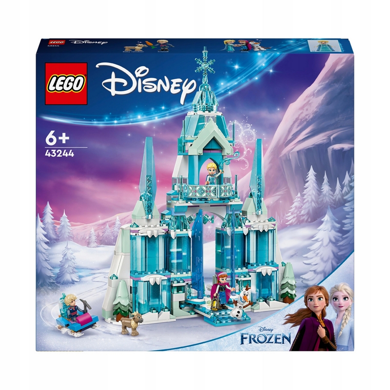 LEGO Disney 43244 Disney princezná 43244 Elsa a jej ľadový palác