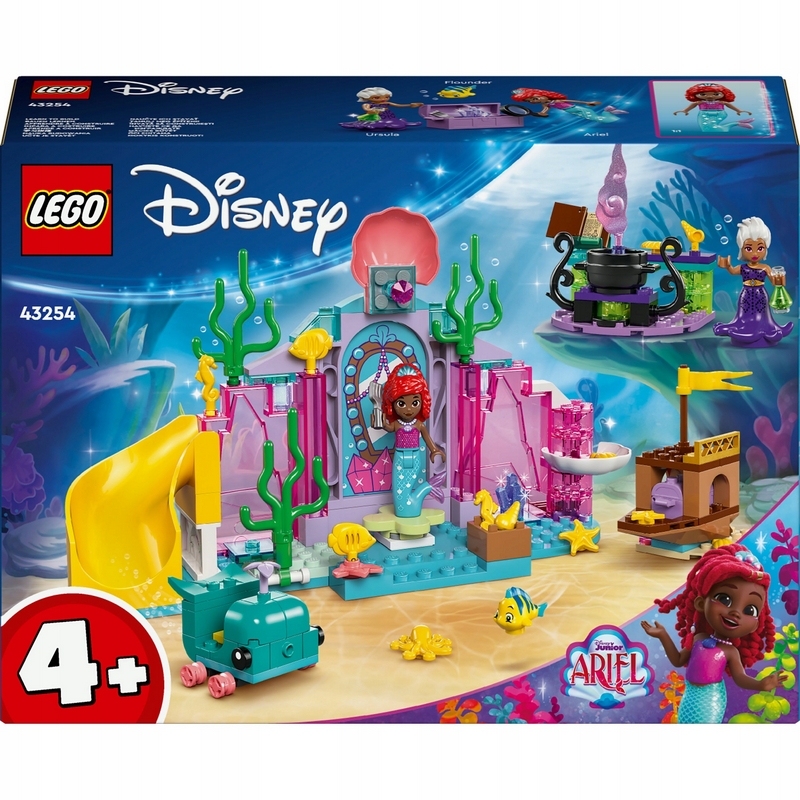 LEGO Disney Princezná Ariel a jej krištáľová jaskyňa 43254