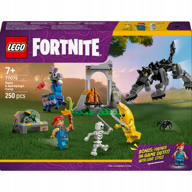 LEGO FORTNITE SKINY A SPARK AND CAMP (77075) [KOCKY]