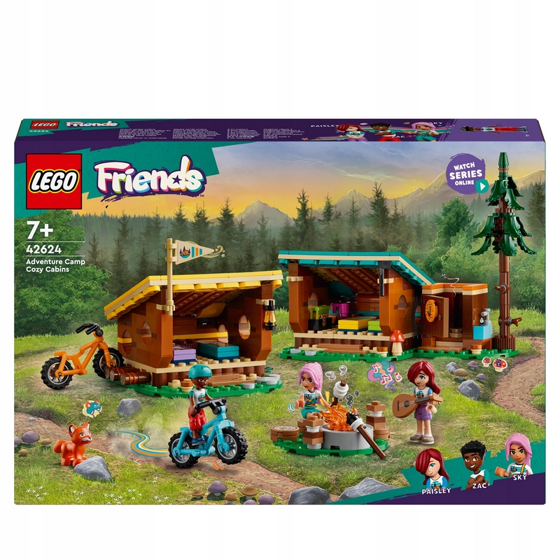 LEGO Friends 42624 Priatelia 42624 Útulné dobrodružné kempingové chatky