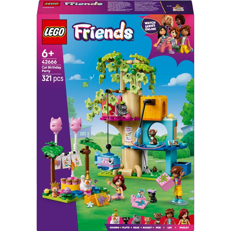 LEGO Friends 42666 Priatelia 42666 Mačací domček na strome k narodeninám