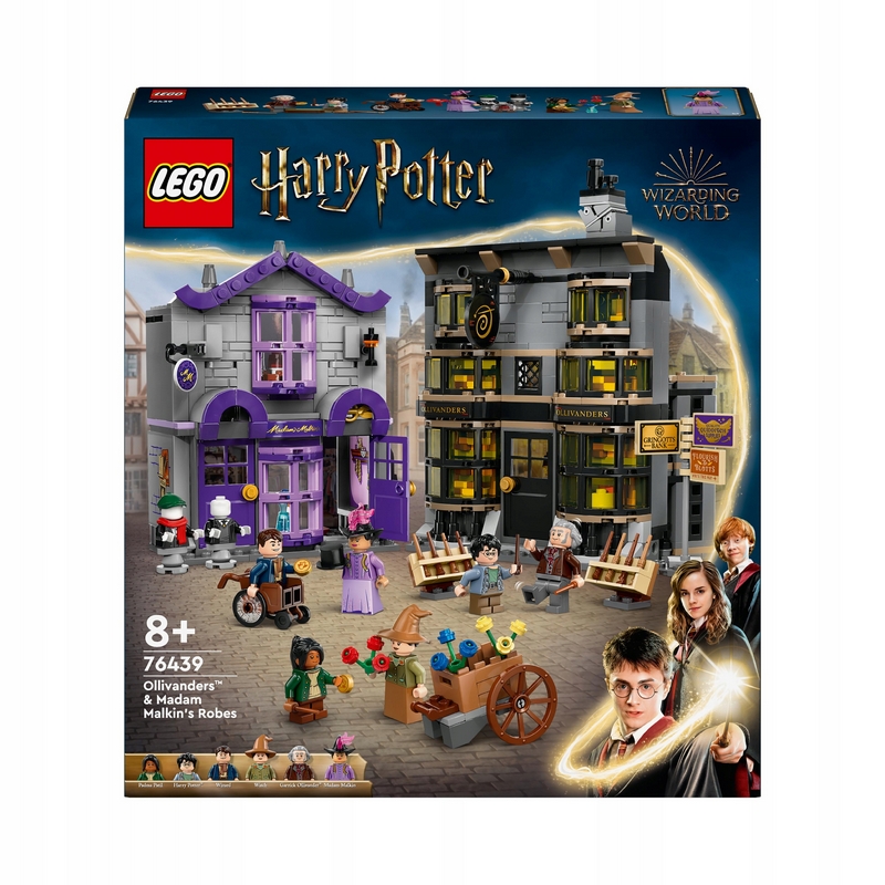 LEGO Harry Potter 76439 Harry Potter 76439 Ollivanderov obchod a obchod Madam Malkinovej