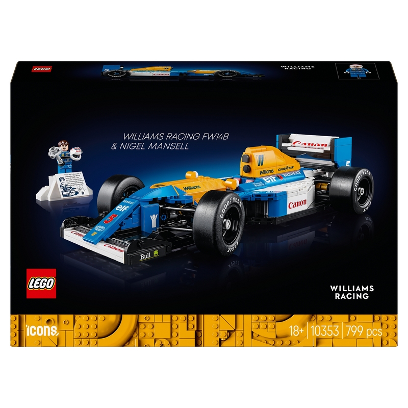 LEGO ICONS 10353 Williams Racing FW14B a Nigel Mansell