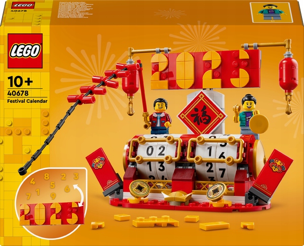 LEGO ICONIC 40678 Festivalový kalendár