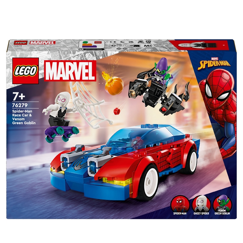 LEGO Super Heroes 76279 Pretekárske auto Spider-Mana a Venom zo Zeleného škriatka
