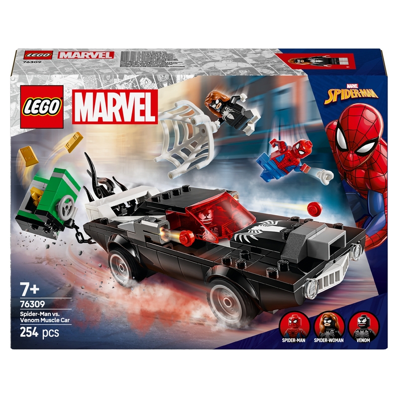 LEGO Super Heroes 76309 Spider-Man vs. Venom – svalové auto