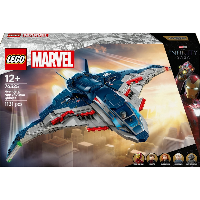 LEGO Super Heroes 76325 Avengers: Vek Ultrona Stíhačka Quinjet