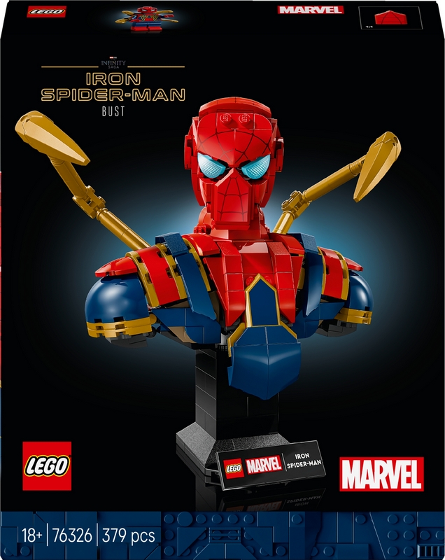 LEGO Super Heroes 76326 Superhrdinovia 76326 Busta Iron Spider-Mana