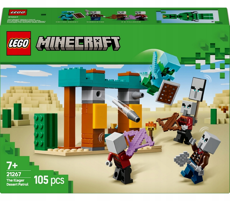 LEGO Minecraft 21267 Minecraft 21267 Púštna tajná hliadka
